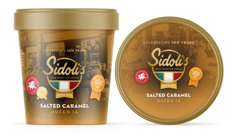 500ml Luxury Pots - Sidoli's Ice Cream ~ Made In Wales Since 1922